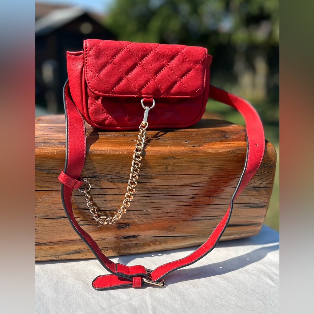 LA Express red fanny pack